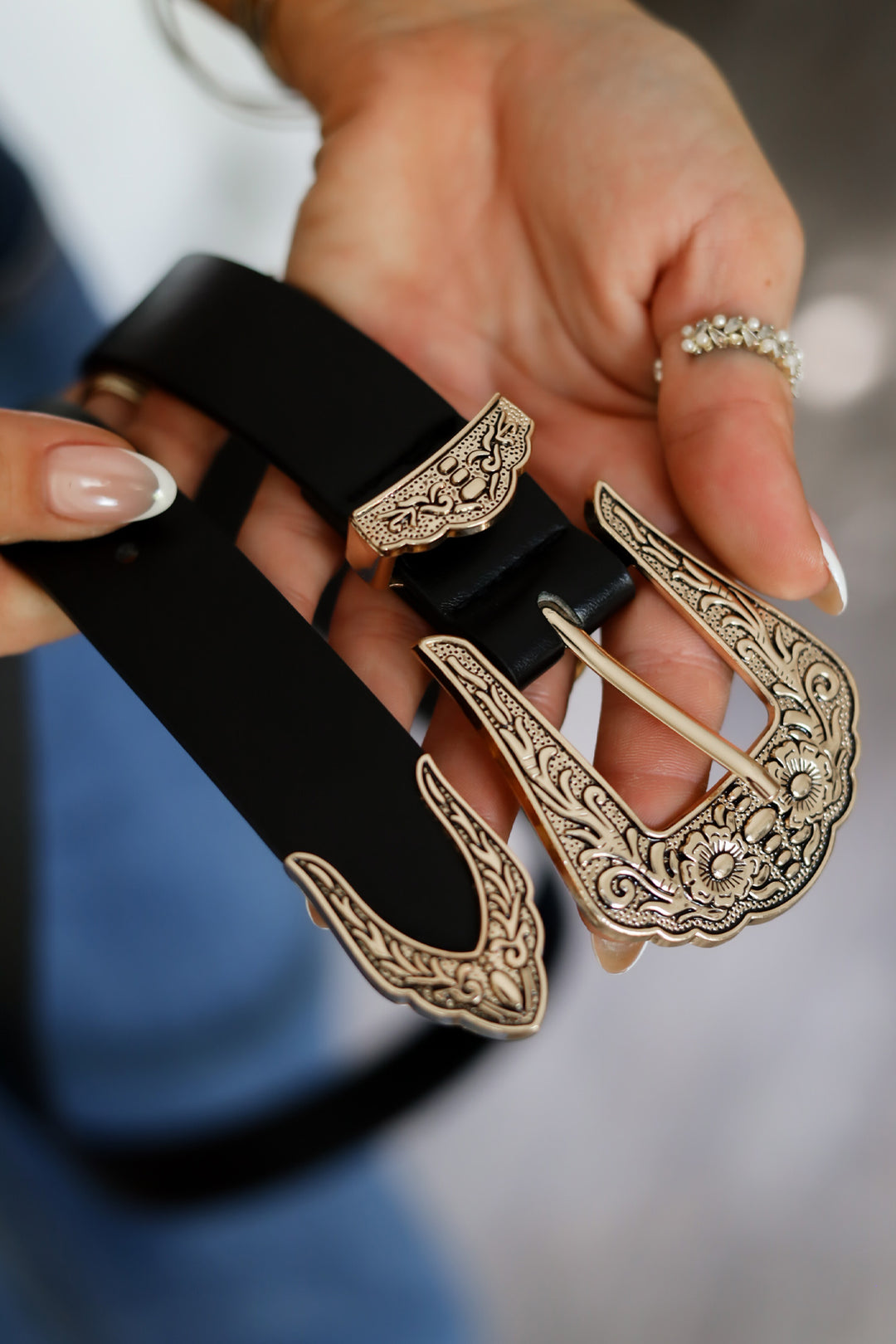 Dakota Western Buckle Belt- 4 Colors