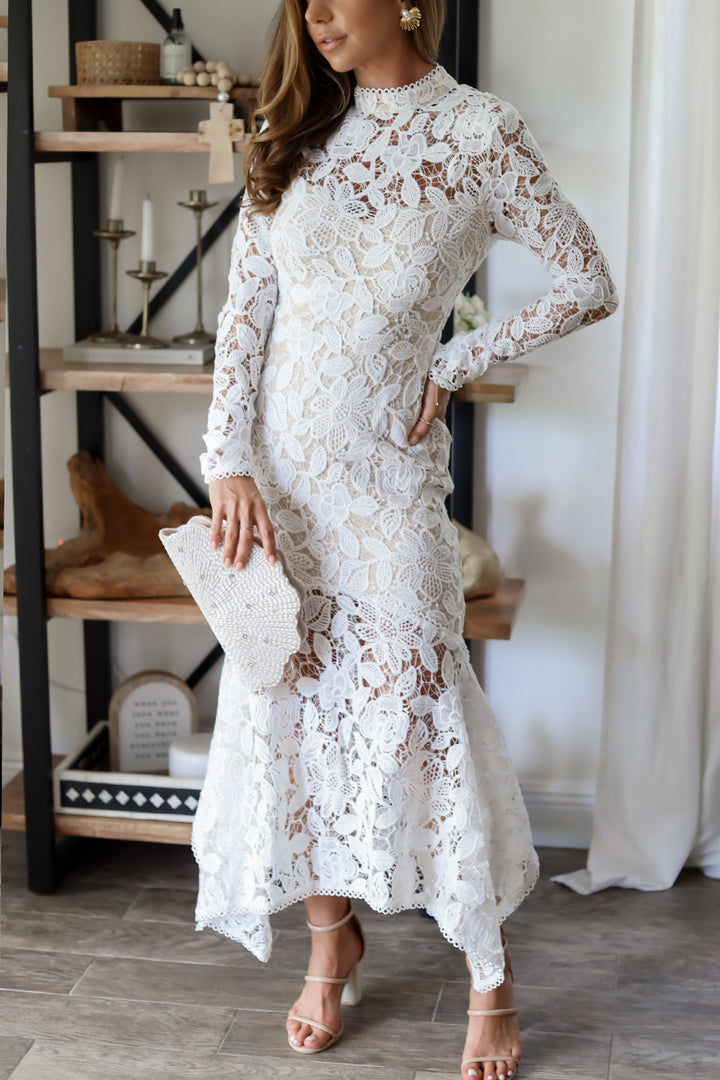 Florence Lace Midi Dress