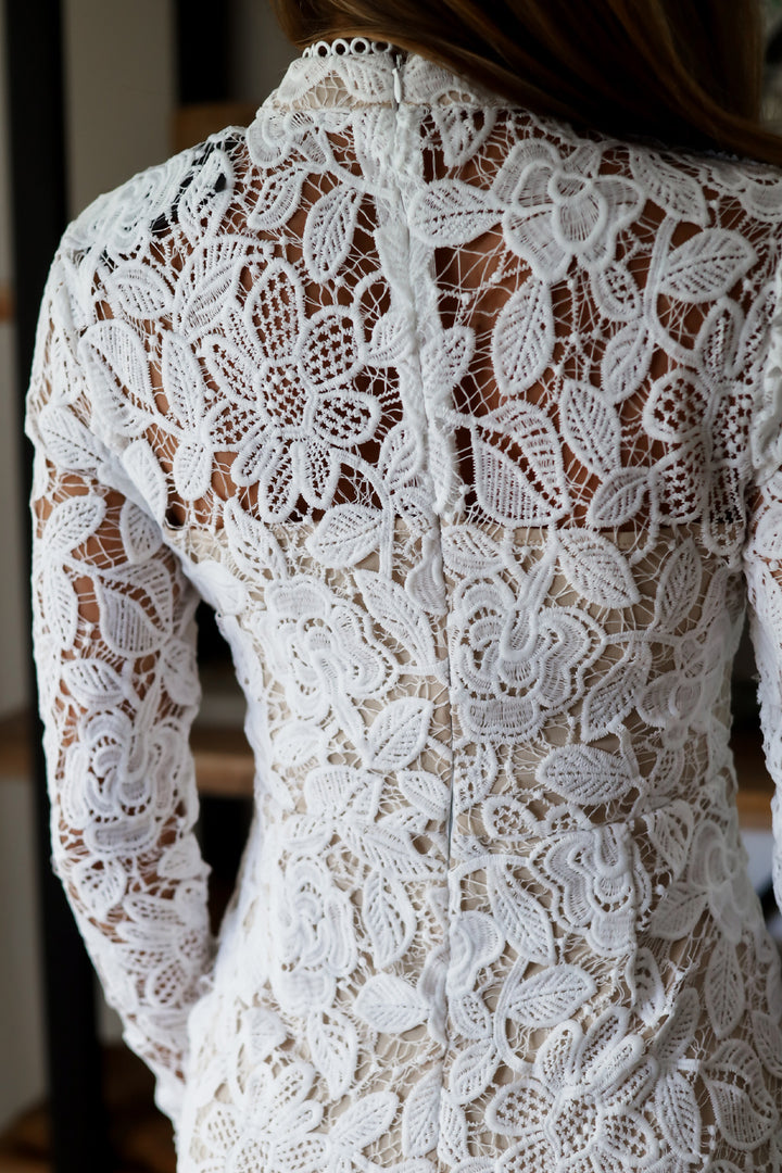 Florence Lace Midi Dress