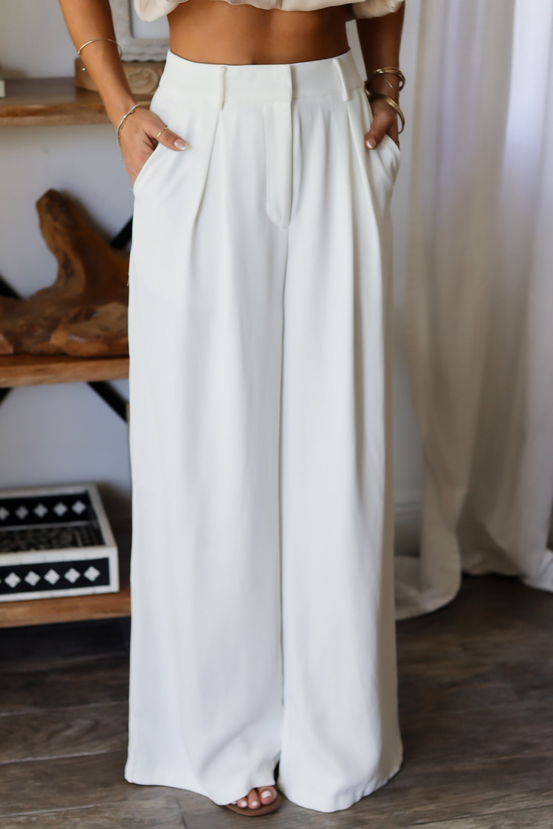 Audrey Pleated Trousers- 2 Colors