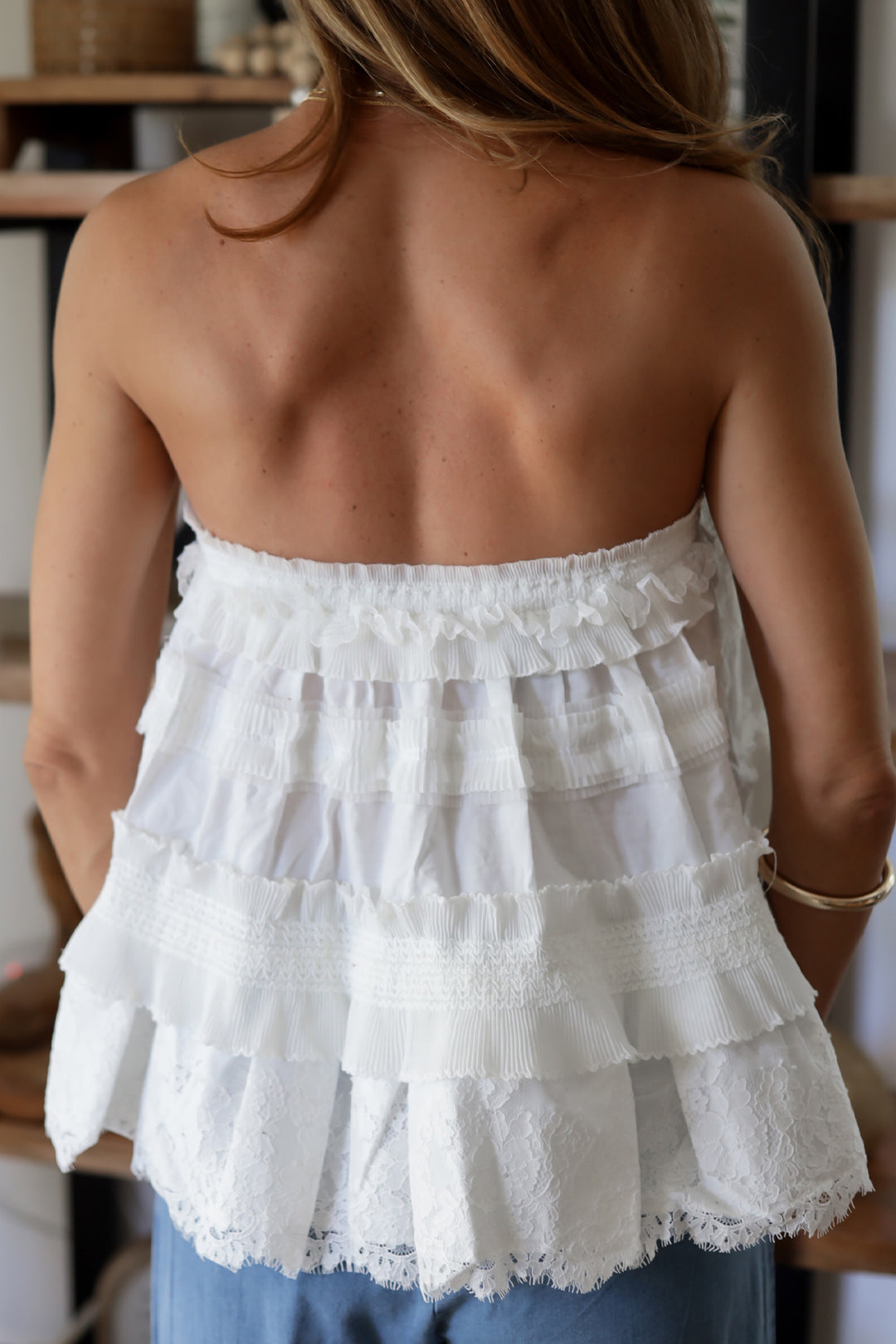 Hannah Ruffle Top