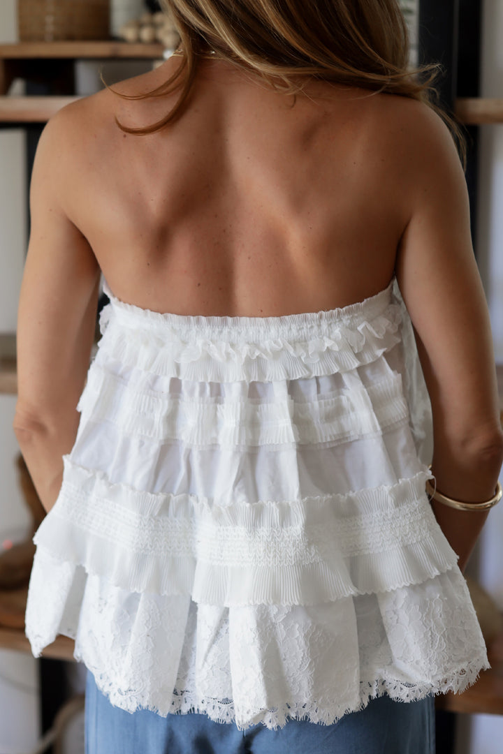 Hannah Ruffle Top