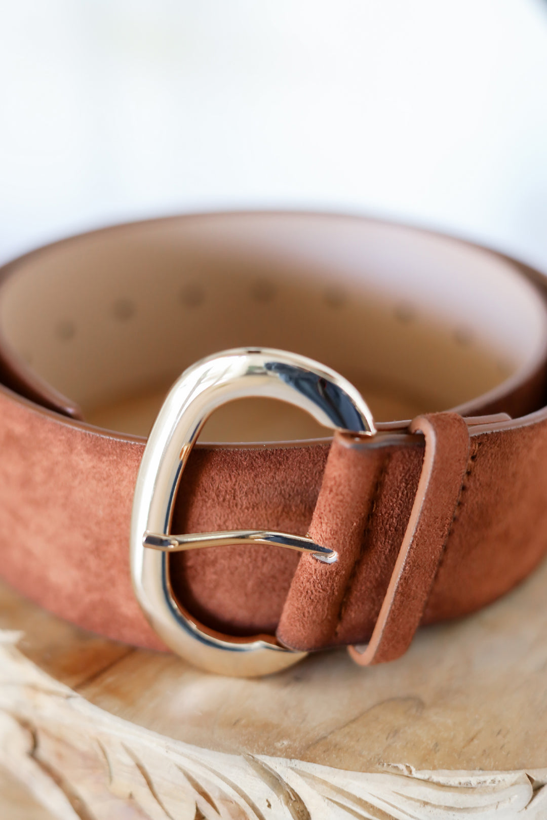 Noah Suede Buckle Belt -3 Colors