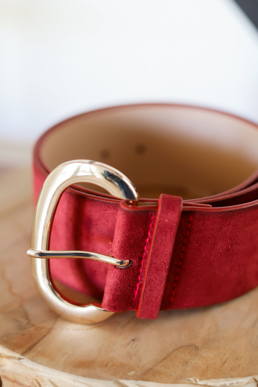 Noah Suede Buckle Belt -3 Colors
