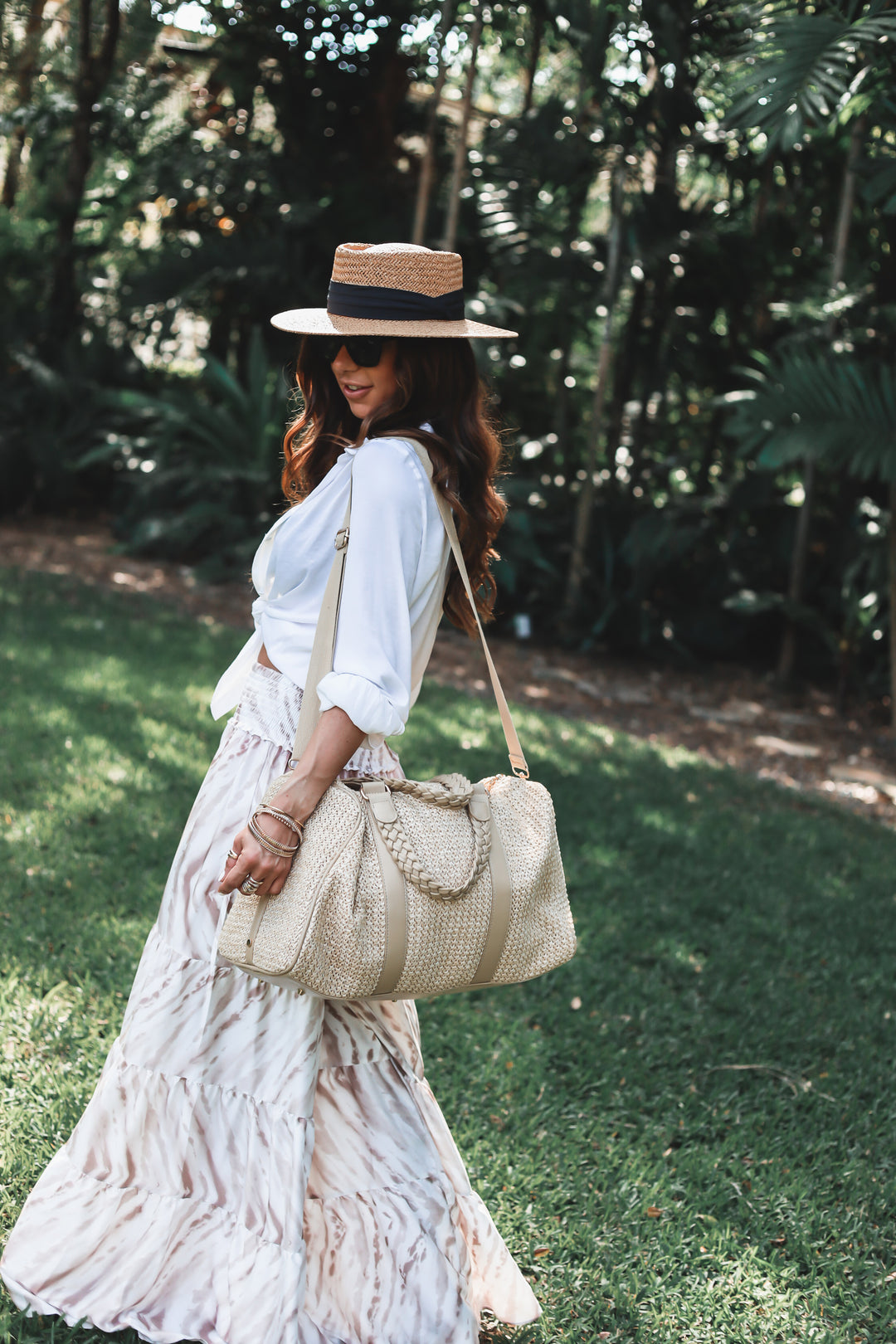 The Oceana Ruffle Wide Leg Pant