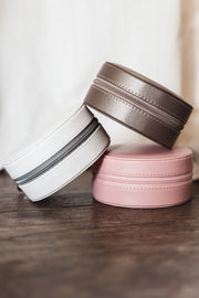 Just in case Travel Jewelry Box -Round