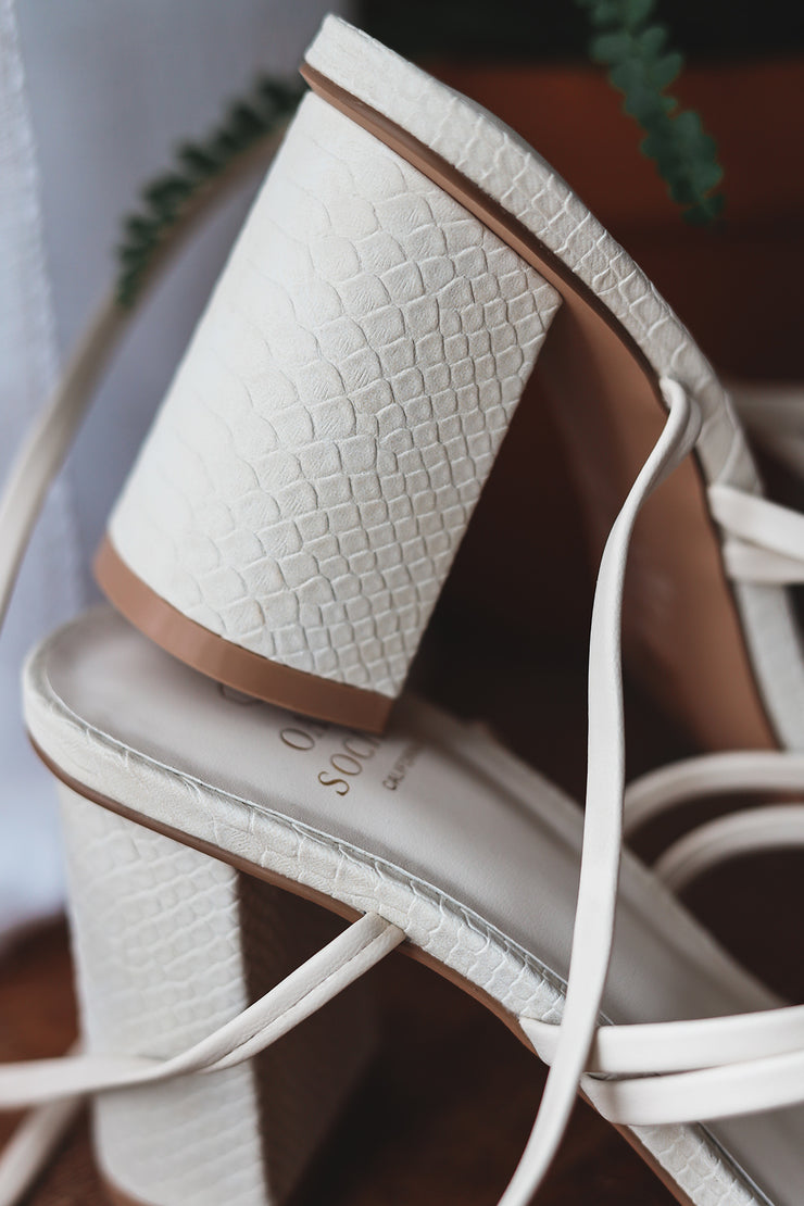 The Lacey Tie Heels