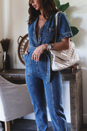 The Arrie Denim Jumpsuit