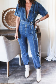 The Arrie Denim Jumpsuit