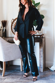 The Vivian Back Tie Blouse