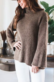 The Charlotte Oversized Turtleneck Sweater-FINAL SALE