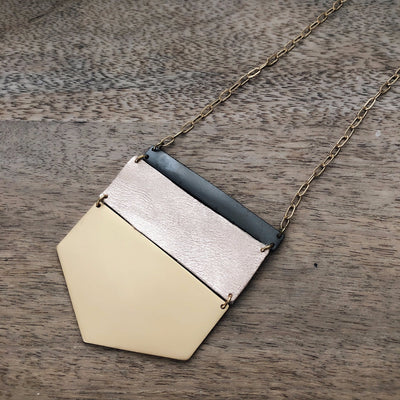 No Big Deal Triangle Necklace - FINAL SALE