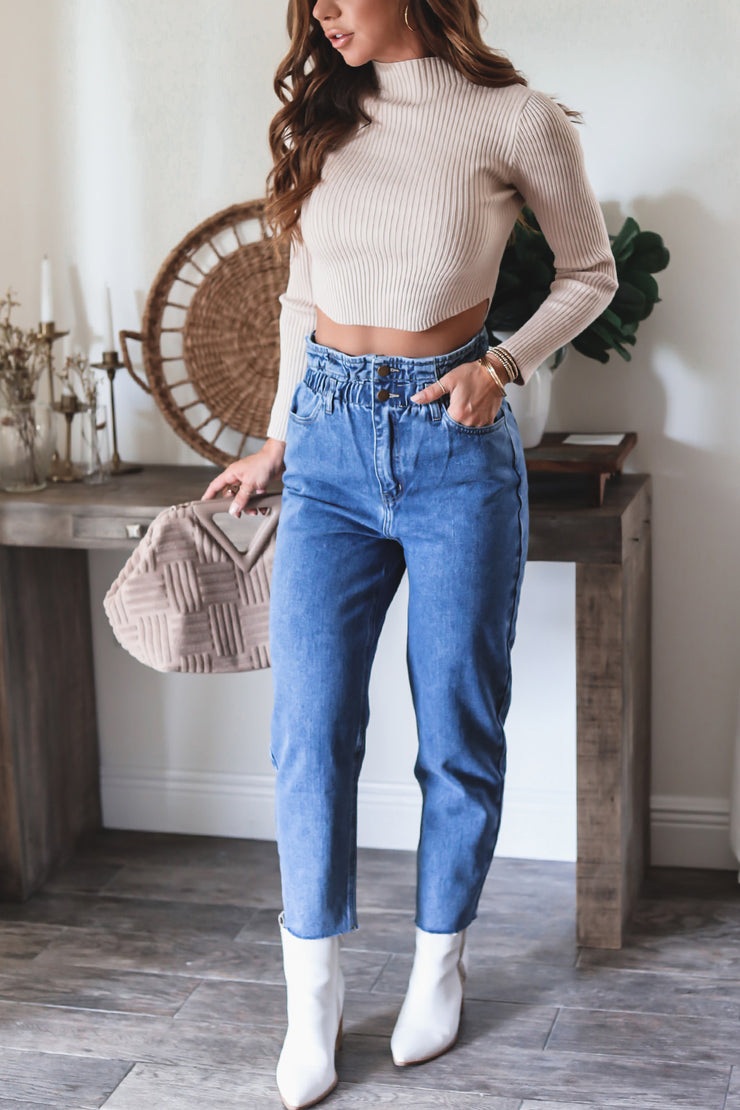 The Cece Paperbag Jeans