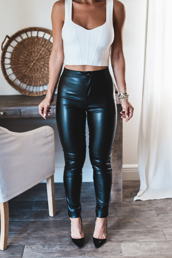 The Laura Faux Leather Pants
