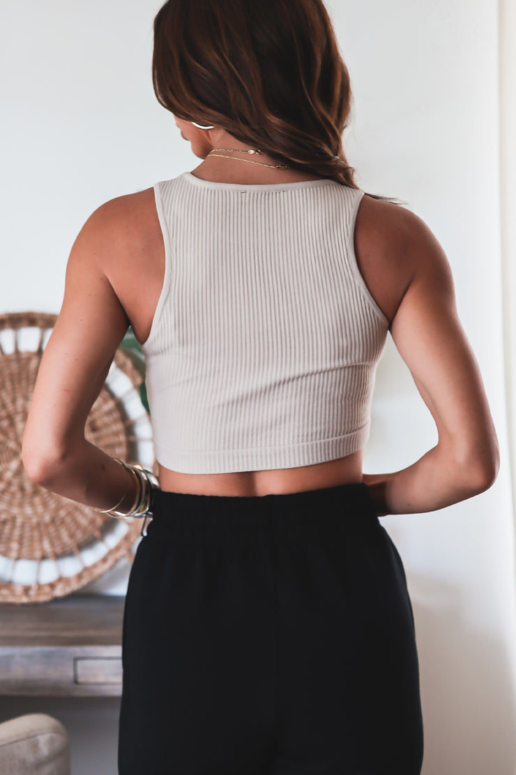 The Shani Ribbed Crop Top