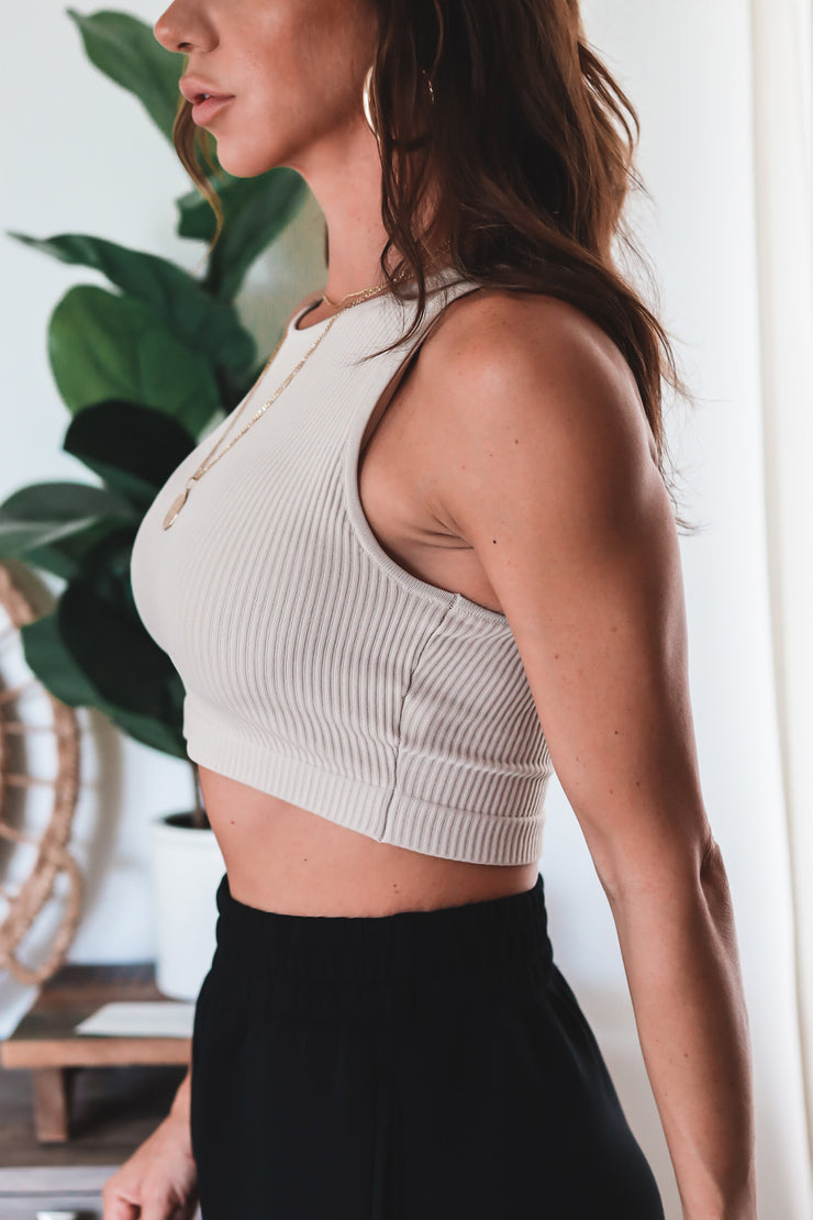 The Shani Ribbed Crop Top