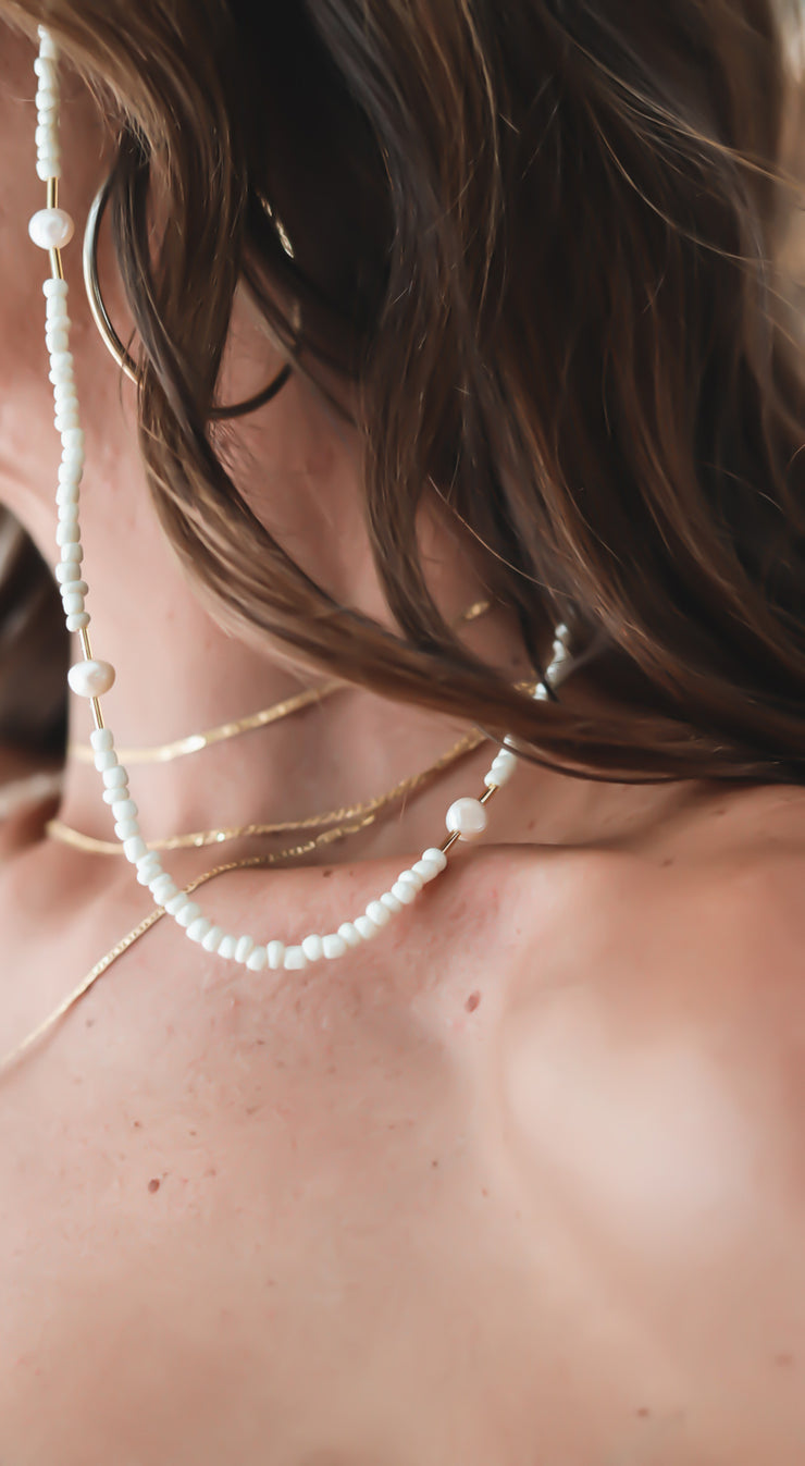 Olive Seed Beaded Sunglass Chain