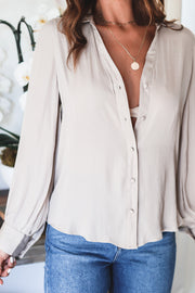 The Aria Button Down Blouse