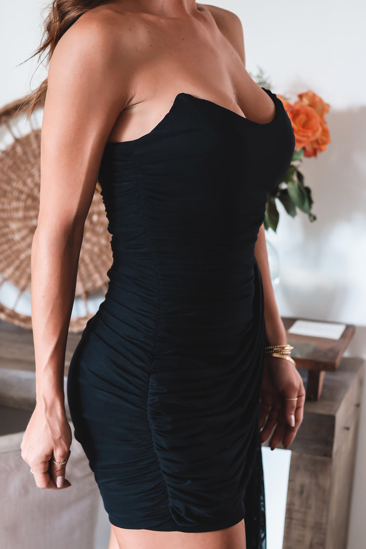 The Zoe Draped LBD