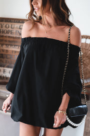 The Raquel OTS Mini Dress-FINAL SALE
