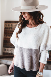 The Josie Colorblock Plush Top