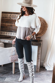 The Josie Colorblock Plush Top