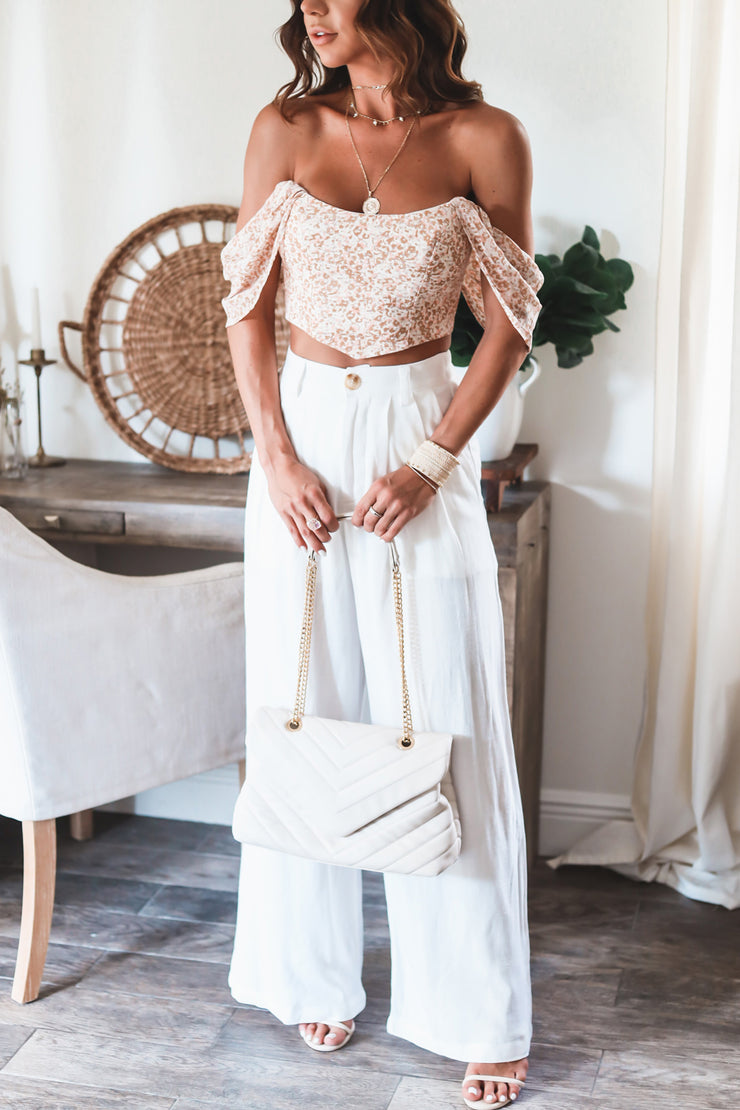 The Blair Drape Sleeve Top