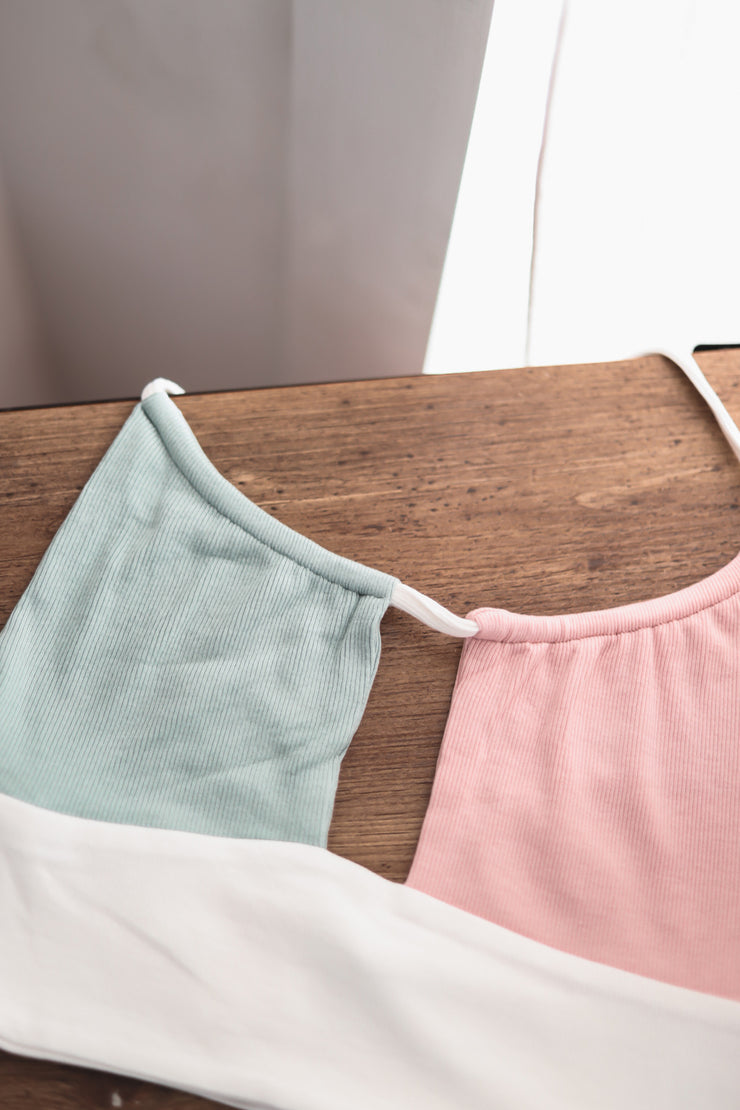 Kat Colorblock Crop Top