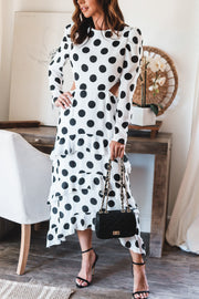 The Tatiana Printed Ruffle Dress