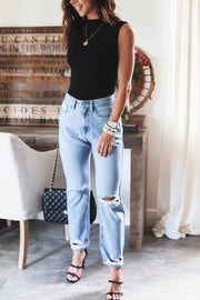 Rachel Distressed Denim
