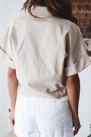 The Cassie Front Tie Crop Top