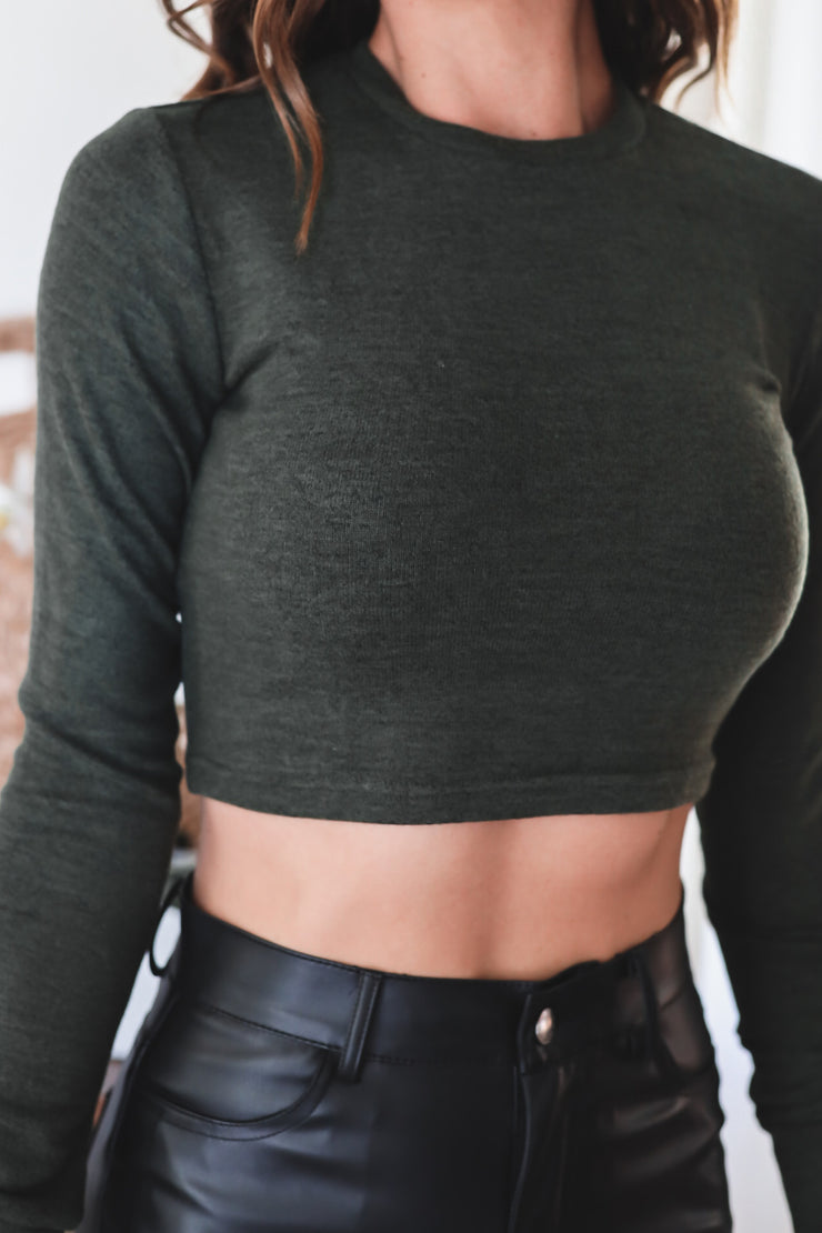 Megs L/S Crop Top