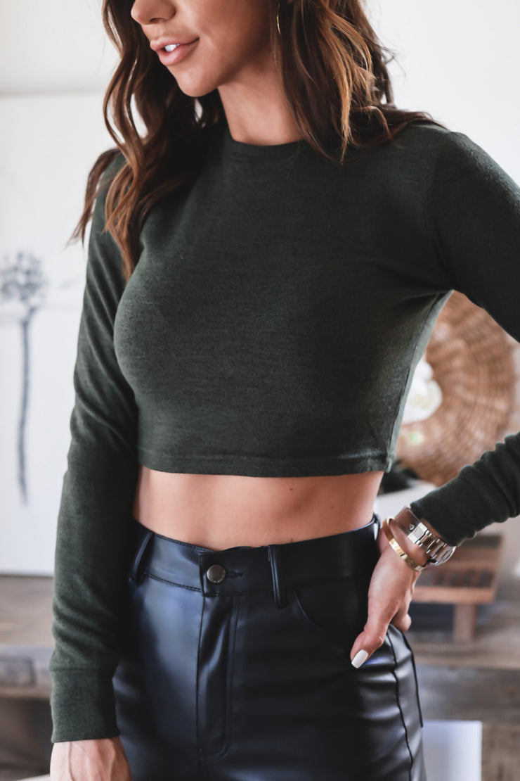 Megs L/S Crop Top