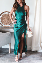 The Anna Satin Dress