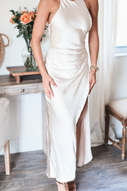 The Anna Satin Dress