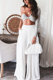 Adriana One Shoulder Crop Top