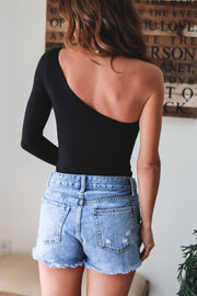 The Natalie One Shoulder Bodysuit-Final Sale