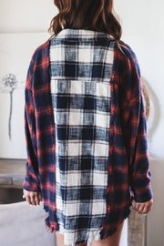 Mari Vintage Plaid BF Shirt