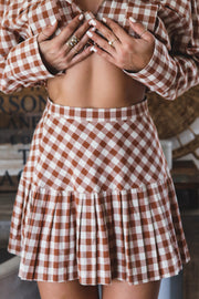 The Lily Pleated Mini Skirt-FINAL SALE