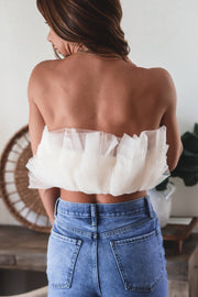 Sophia Tulle Crop Top