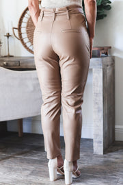 The Alaina Faux Leather Pant