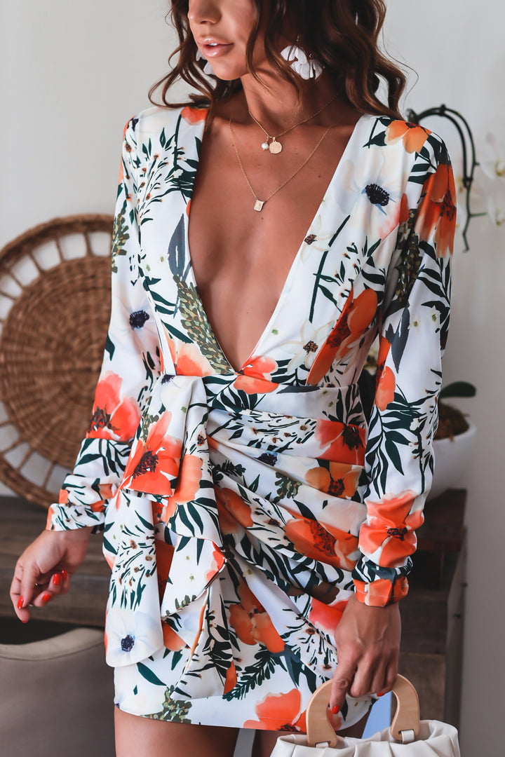 Minivestido Victoria Deep V