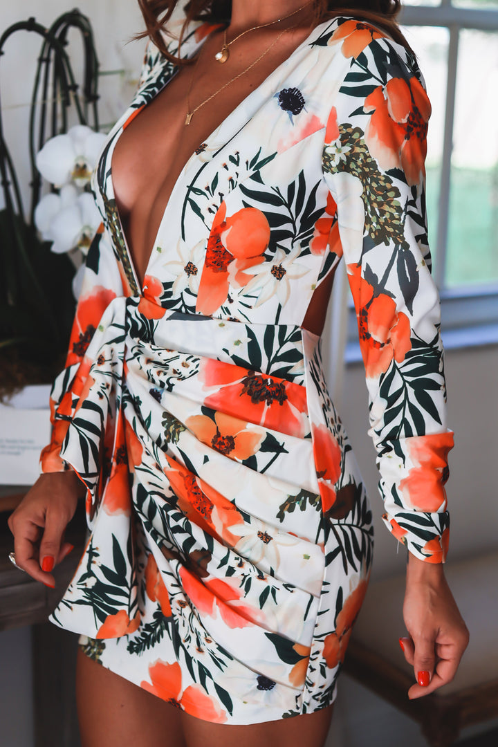 Minivestido Victoria Deep V